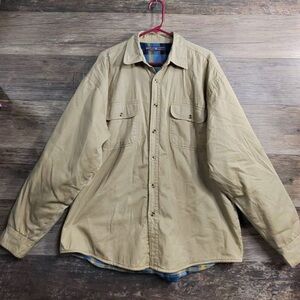 Authentic Culture Authentic Sportswear Men's Classic Tan Shirt Jacket
